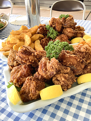 皮付きポテトと若鶏の唐揚げの盛り合わせ